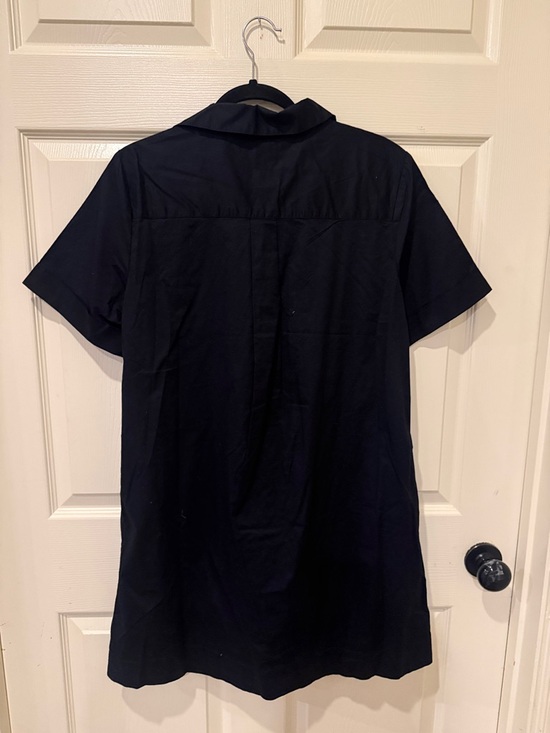 Old Navy NWT black button down mini dress, medium - Picture 6 of 8
